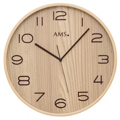 Houten ronde klok AM 45514