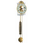 Skelet wandklok Classic wit/messing Skelet wandklok Classic wit/messing