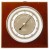 TX Barometer mahonie/chroom Fischer