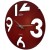 AER 155 ronde klok rood