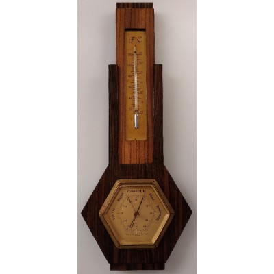 Palissander barometer Art Deco