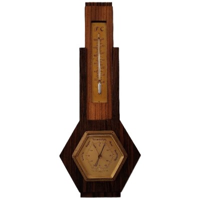 Palissander barometer Art Deco