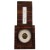 Palissander barometer Art Deco