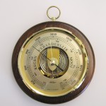 Barometer rond noten Fischer QR Barometer rond noten Fischer QR