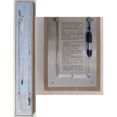 Contra-barometer steigerhout