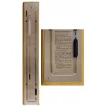 Blanke contrabarometer/rvs PQ Blanke contrabarometer/rvs PQ