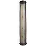 Bow front contrabarometer eiken