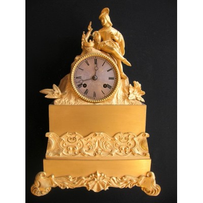 Franse bronzen pendule