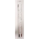 Barometer plexiglas + glas ervoor, rood Barometer plexiglas + glas ervoor, rood