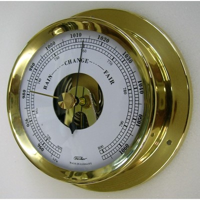 Ronde barometer koper 1508