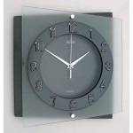 AER 11 wandklok, antraciet