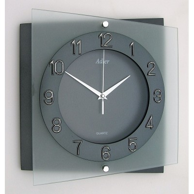 AER 11 wandklok, antraciet