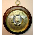Ronde barometer mahonie SQ Ronde barometer mahonie SQ