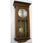 Wand klok R 85 eiken/messing Jeka