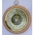 Blank houten barometer rond Fischer