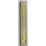 Contra-barometer zwarte/messing/glas Contra-barometer zwarte/messing/glas