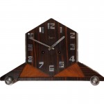 Art Deco tafelklok met dubbel slagwerk, Junghans