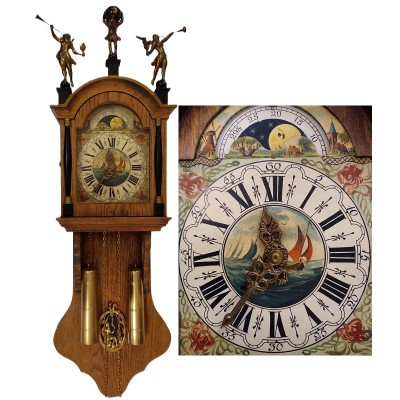 Eiken Friese staartklok F80