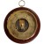 Ronde barometer mahonie SQ
