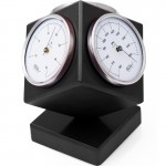 Staand weerstation zwart/chroom Staand weerstation zwart/chroom