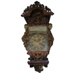 Friese stoelklok met zeilschepen