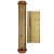 Bowfront Friese barometer met controleur