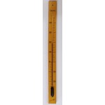 Grote houten thermometer Jan van Agteren Grote houten thermometer Jan van Agteren