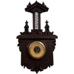 Noten kasteel barometer + thermometer