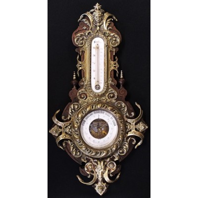 Hollandse koperen barometer 