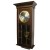 Wand klok R 85 (messing) Jeka
