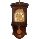 Jugendstil wandklok mahonie
