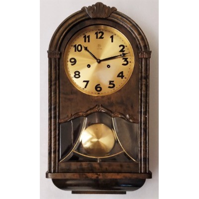 Regulateur Junghans glas-in-lood