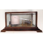 Zeldzame barograaf + horizontale Vidi-dozen