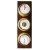 Luxe maritiem weerstation + klok XL
