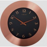 Metalen stations klok rood koperen XL Metalen stations klok rood koperen XL