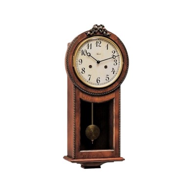 Donkernoten wandklok Hermle 70835-Q10141