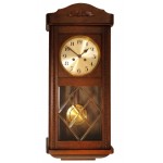 Regulateur met bimbamslagwerk, eiken