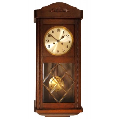 Regulateur met bimbamslagwerk, eiken