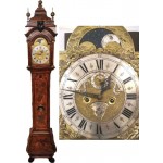 Wortelnoten Amsterdams staand horloge Thomas de Loor 