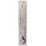 Huygens barometer breed, zwart