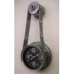 Wandklokje industrieel metaal CB311