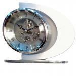 AC281 chromen staand klokje