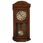 Regulateur met bimbamslagwerk, eiken