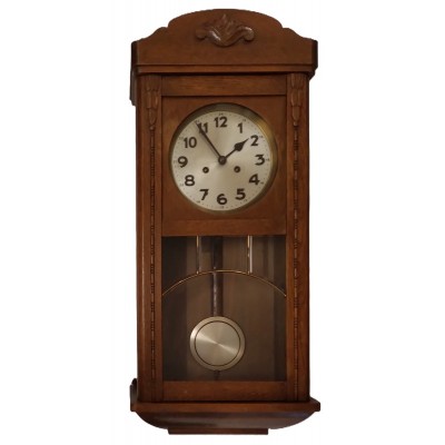 Regulateur met bimbamslagwerk, eiken Regulateur met bimbamslagwerk, eiken
