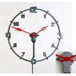 Grote metalen Gebr. Knip industrial office clock Grote metalen Gebr. Knip industrial office clock